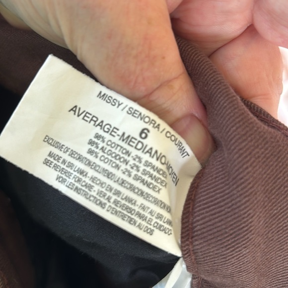 Gloria Vanderbilt Amanda Brown Straight Leg Five Pocket Jeans - Picture 8 of 9